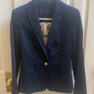 Zara navy blue blazer